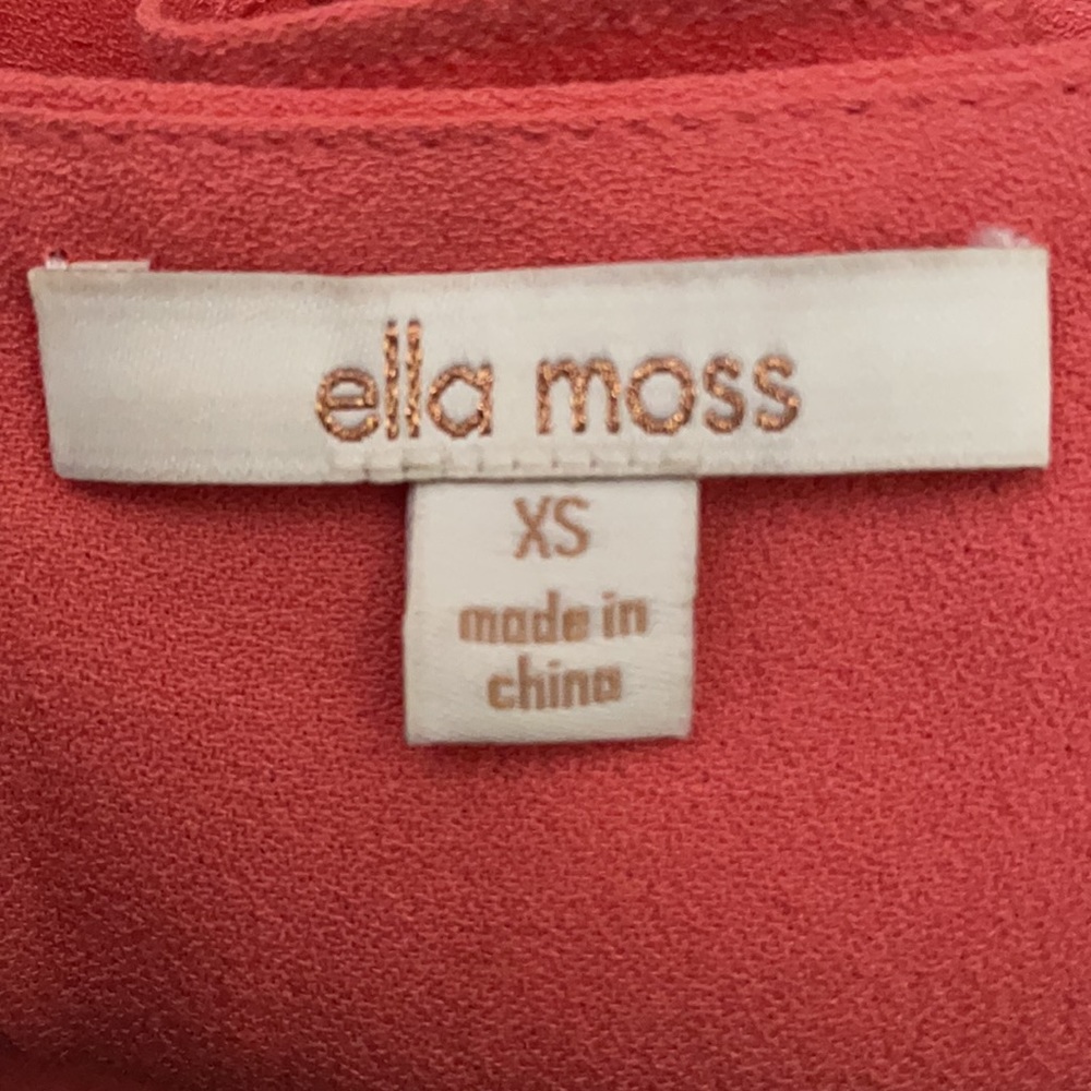 ELLA MOSS V NECK RUFFLE TOP SUMMER JUMPSUIT - Picture 3 of 6